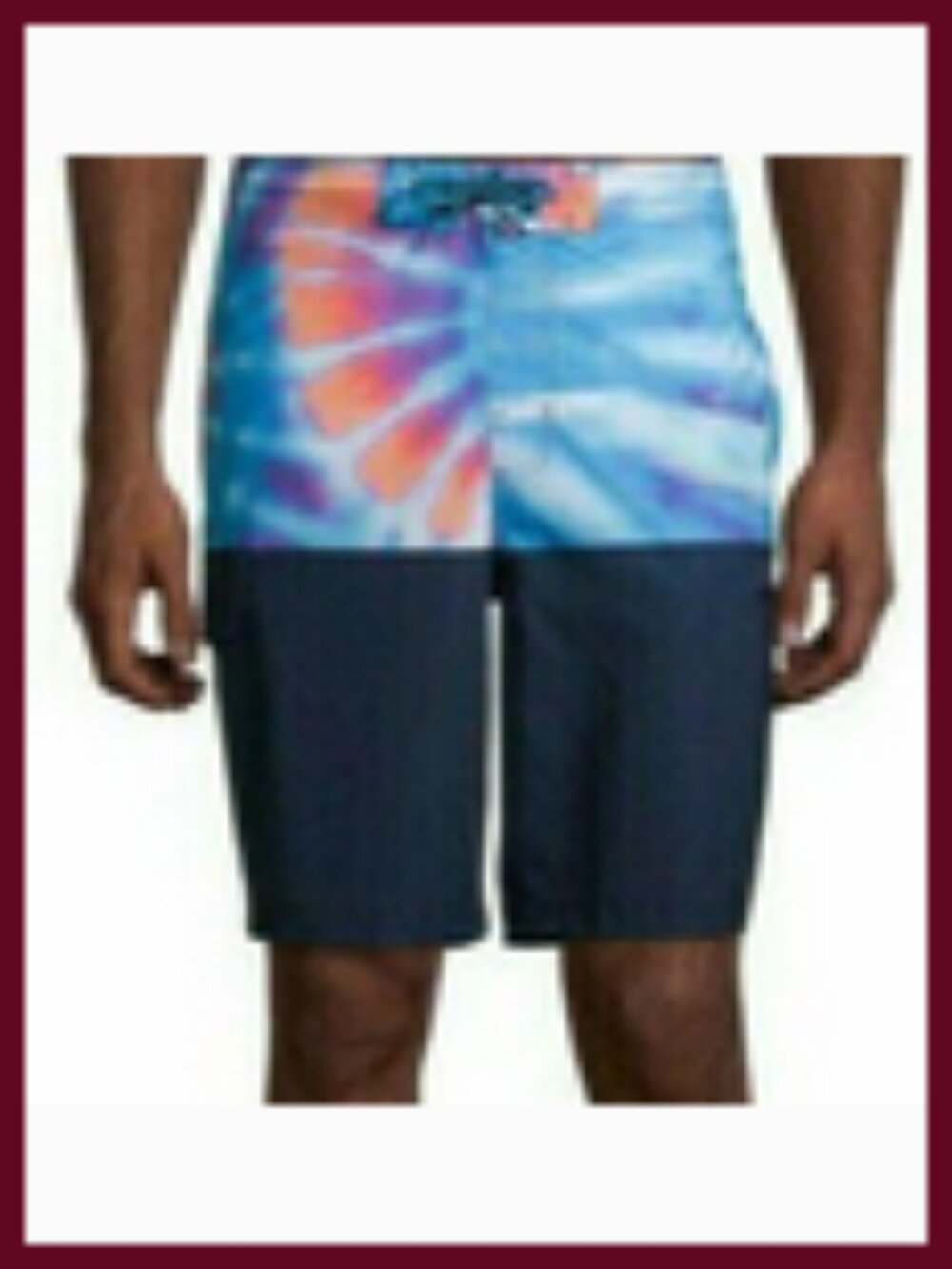 Swim e-board trunks mens  new size 3XL waist 48-50" George 90% polyester spandex